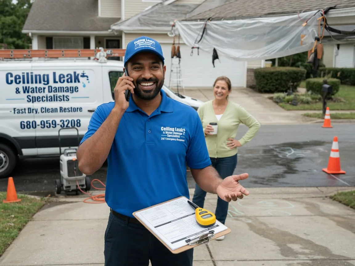 Ceiling Leak Cleanup Batchelor, LA FAQs